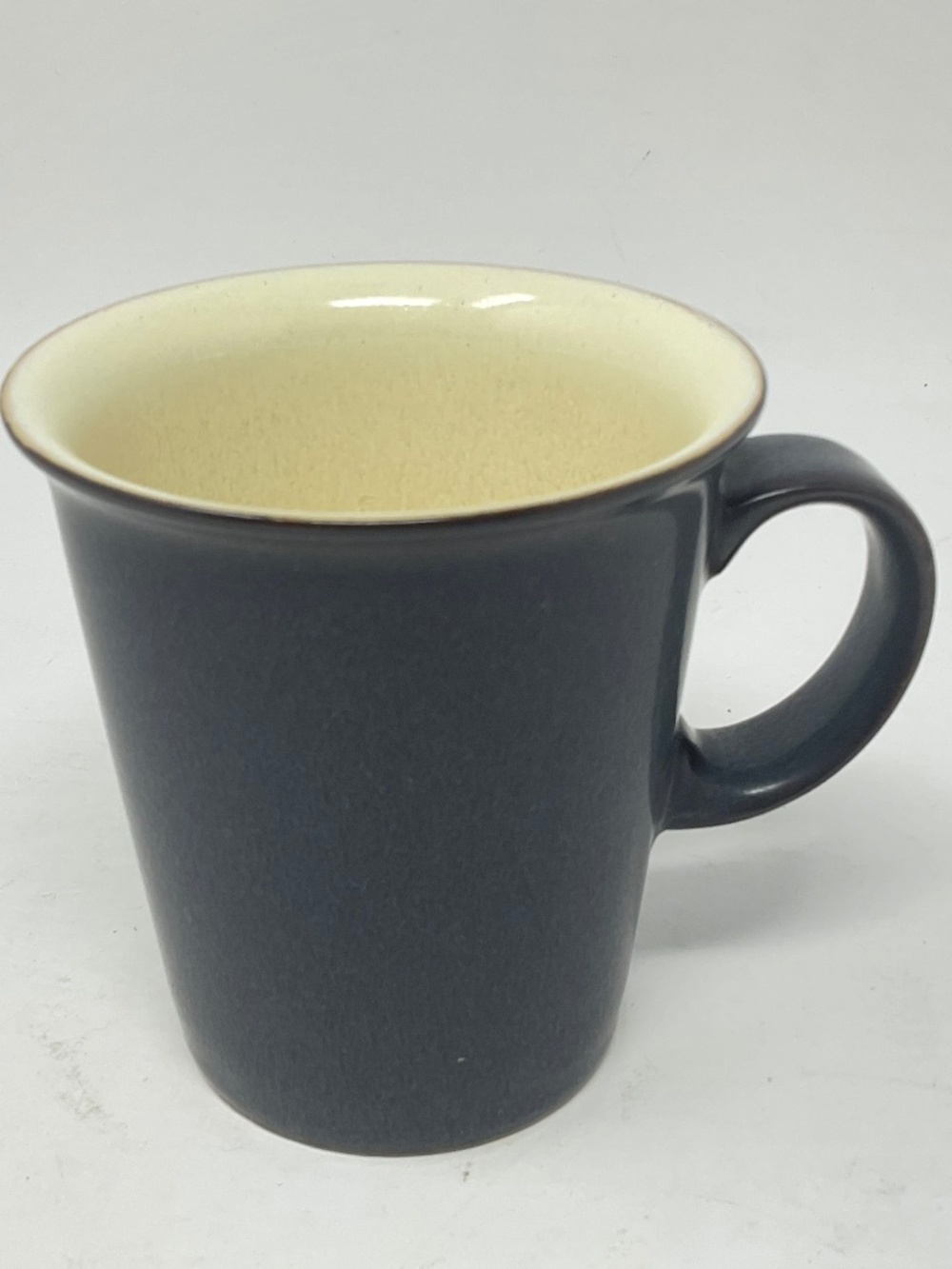 Denby Energy (retired) Stoneware Charcoal Coffee Mug (2 available $25 EACH)